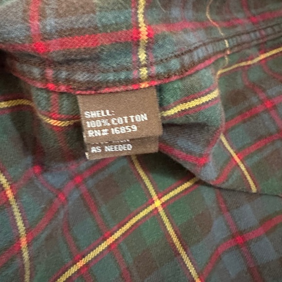 J. McLaughlin Plaid Cotton Button Down Shirt with Contrast Size Small - Picture 3 of 6